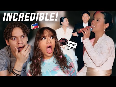 Okay, she wins. Latinos react to Lea Salonga PERFECT SINGING in her WEDDING!