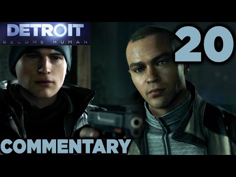Detroit Become Human Walkthrough Part 20 - Connor Faces Off With Markus: Jericho Attacked