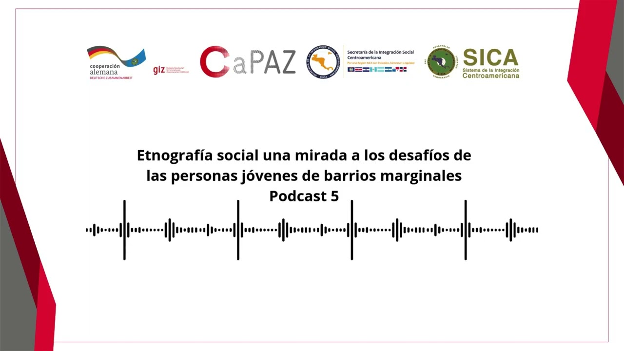Podcast #5 Etnografía social una mirada a los desafíos de las personas jóvenes de barrios marginales