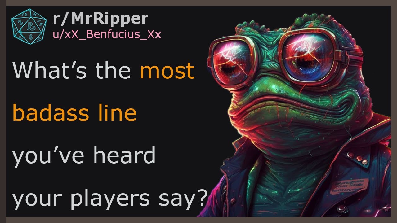 What’s the most badass line you’ve heard your players say?#dnd