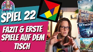 SPIEL 22 _ Mein Fazit und erste Spiele auf dem Tisch ⭐️ Brettspiele ⭐️ Brettspielmesse Essen