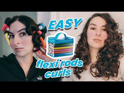 How to Use Flexi Rods on Straight Hair for EASY...