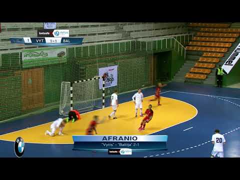 BETSAFE-Futsal A lygos 11 TURO Santrauka: Kauno "Vytis" - Panevėžio "Baltija"