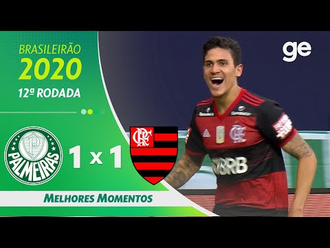 Gols e lances de Palmeiras x Flamengo