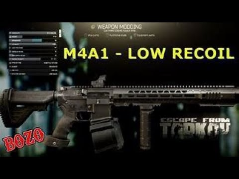 Meta M4A1 build in tarkov ALMOST NO RECOIL BUILD!