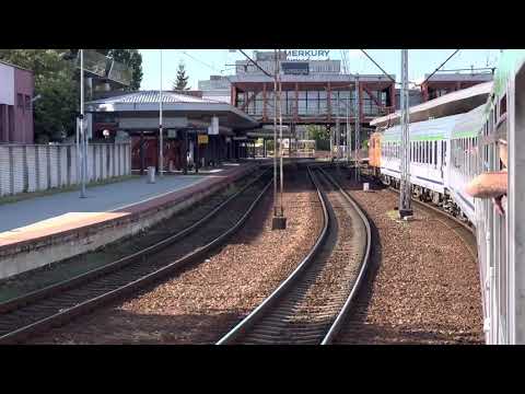 Przejazd TLK Orzeszkowa między stacjami Częstochowa Stradom a Częstochowa z EP08-001