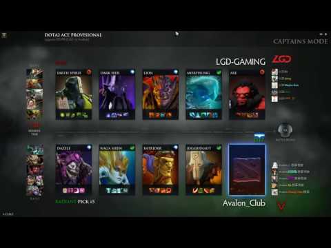 [LIVE] Avalon_club VS LGD- GAMING | Dota 2 ACE Provisional | DOTA 2 LIVE