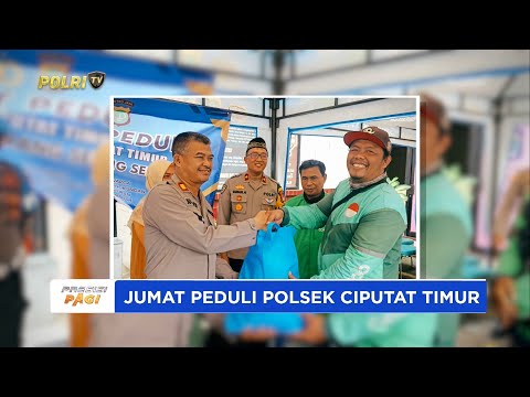 POLSEK CIPUTAT TIMUR GELAR JUMAT PEDULI BERSAMA PENGEMUDI OJEK ONLINE