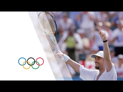Andre Agassi Wins Gold - Atlanta 1996 Olympics