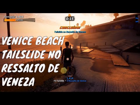Tailslide no Ressalto de Veneza Venice Beach Tony Hawks 2 PS4/Xbox One/PC