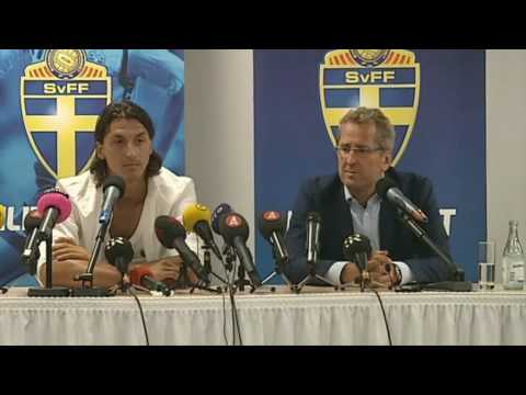 Zlatans Comeback i landslaget 2010