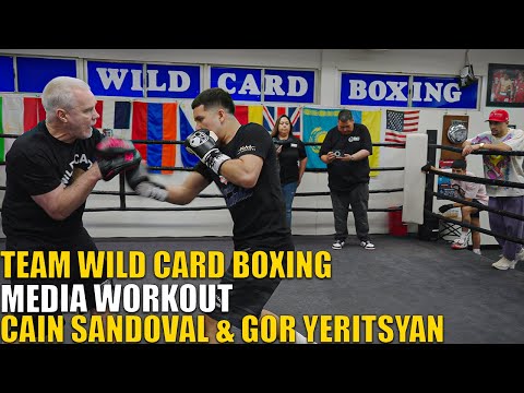 Team Wild Card Boxing Media Workout - Cain Sandoval & Gor Yeritsyan