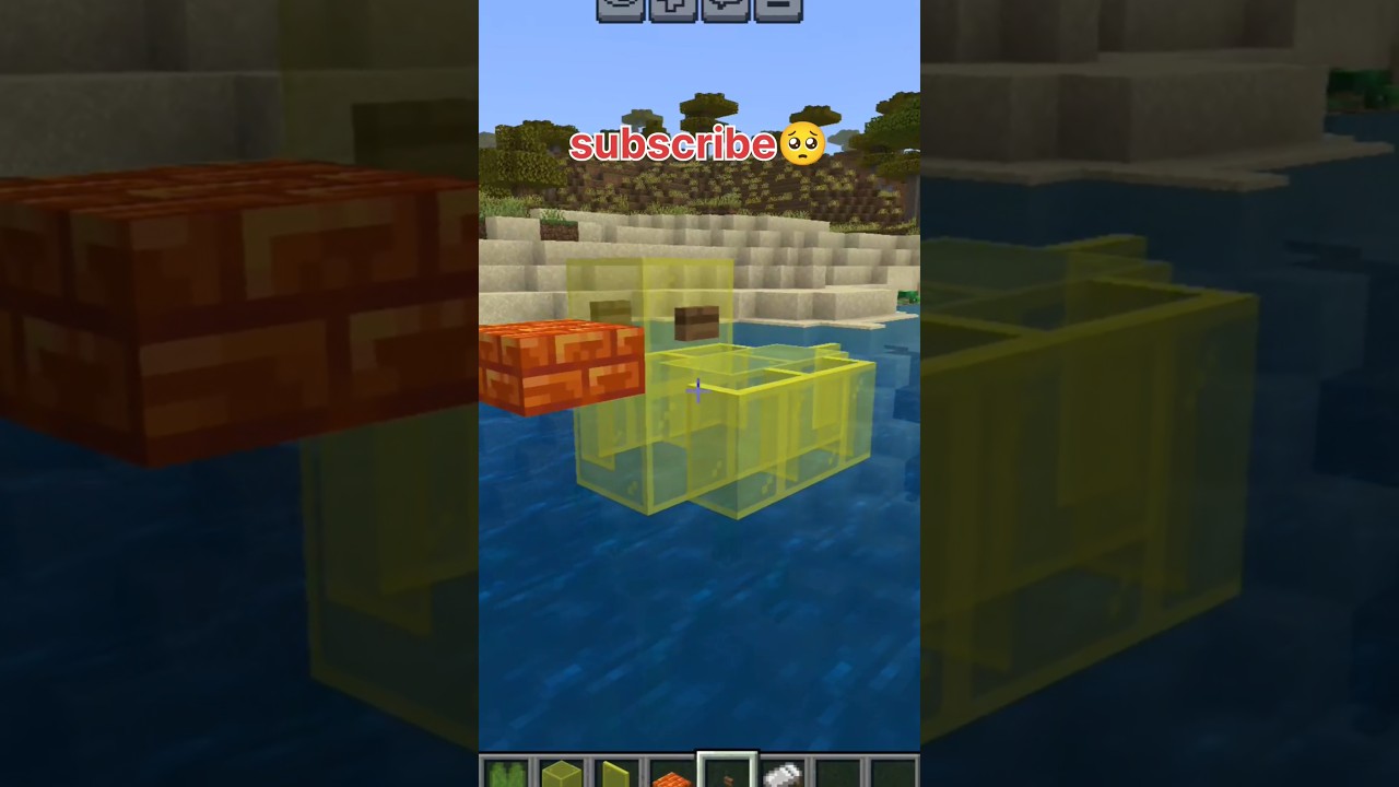 Minecraft Pool Floatie🤯#minecraft #survival #shorts #tutorial #buildingblocks