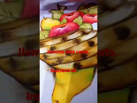 Como pintar cesta#pintandocestadefrutas #pintefacil #assistaopassoapasso.