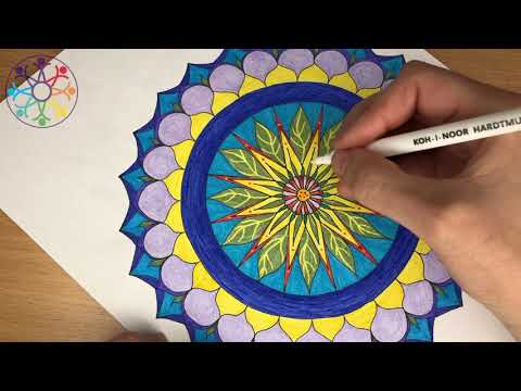 Mandala plná detailů