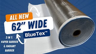 NEW 62" Wide Metal Building Insulation / Vapor Barrier To Run Vertical