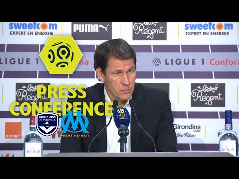 Press Conference Girondins de Bordeaux - Olympique de Marseille (1-1) / Ligue 1 Conforama 2017-18