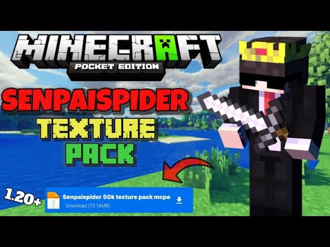 COLDRON PLAYER - Senpaispider texture pack download for mcpe 1.20+ |  #minecraft