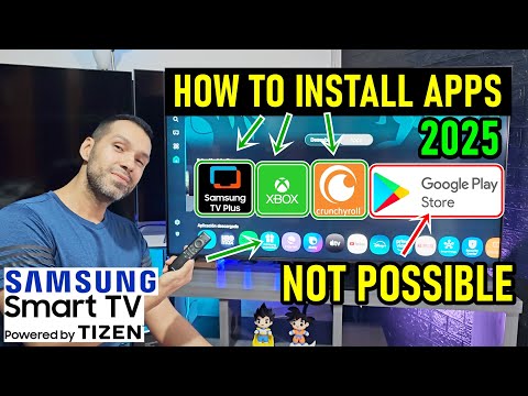 HOW TO INSTALL APPS IN YOUR SAMSUNG SMART TV / Google Play Store Not Possible