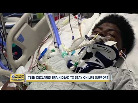 Teen declared brain-dead to stay on life support