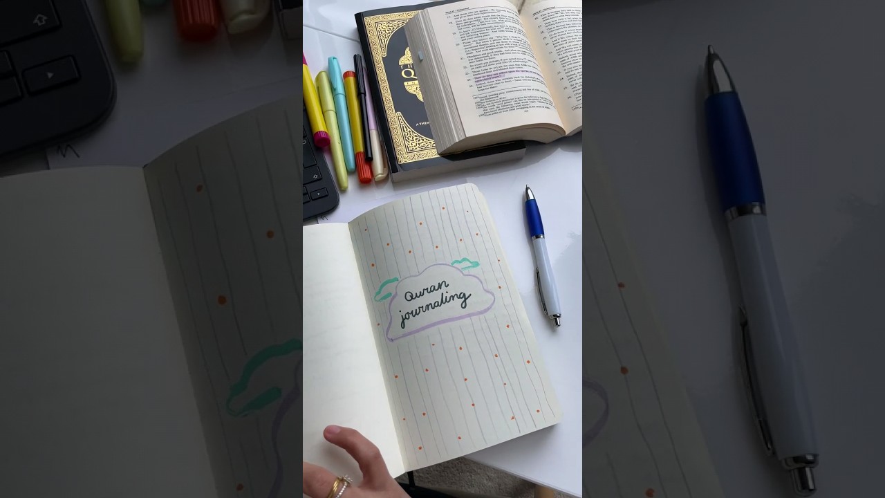 Quran journaling idea #quran #journal #shortsvideo