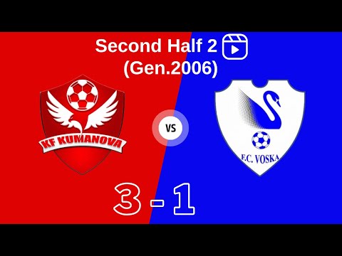 KF Kumanova 3 - 1 KF Voska Sport  Generation 2006 Second Half (29.10.2023)