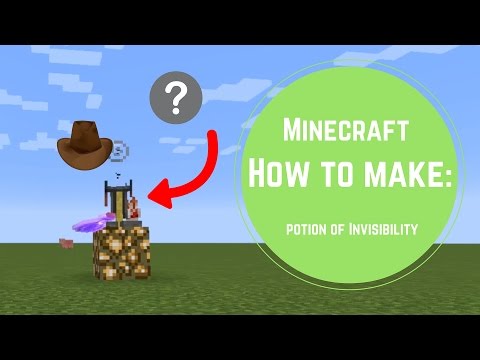 Minecraft 1.10 - How to make a potion of invisibility - Minecraft brewing guide #1