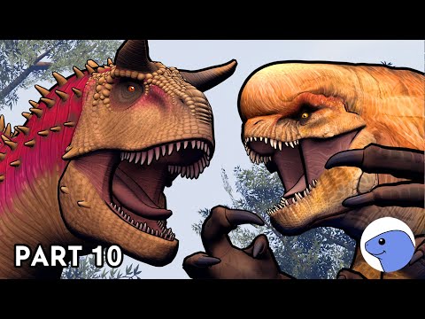 Disney's Carnotaurus vs Distortus Rex | Animation (Part 10)