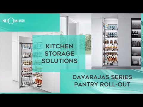 NUOMI KITCHEN DESIGN CABINET ORGANIZER DAVARAJAS SERIES PANTRY ROLL OUT