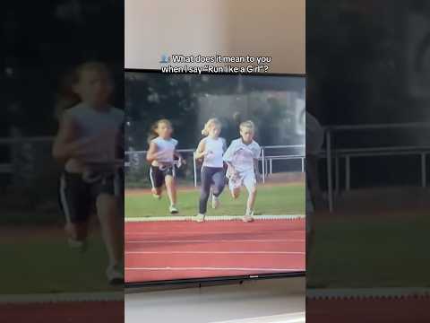 “RUN LIKE A GIRL” 👧🏼 RUN AS FAST AS YOU CAN 🔥 #womensrunning #sports #motivation #run