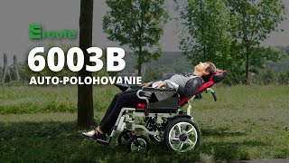 Eroute 6003B Elektrický skladací invalidný vozík s automatickým polohovaním operadla