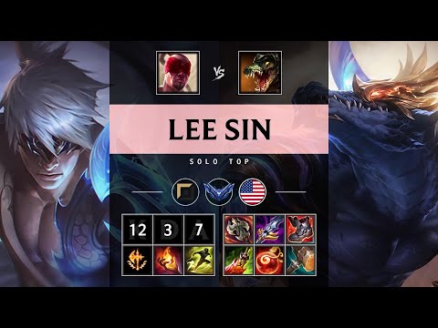 Lee Sin Top vs Renekton - NA Diamond Patch 25.21