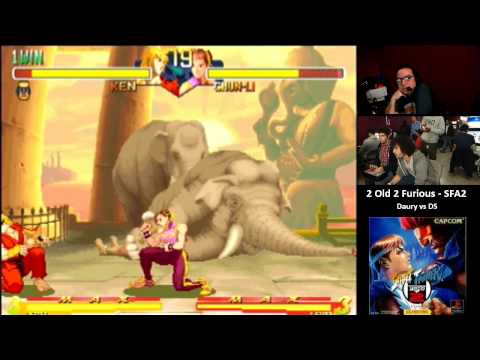 SFA2 @ 2 Old 2 Furious - Daury (Ken) vs DS (Chun-Li)
