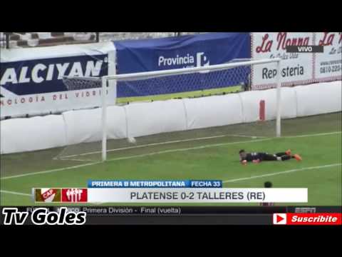 Platense 0 Talleres Remedios Escalada 2 - B Metropolitana 2016/17 (Fecha 33)
