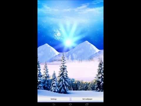 Snowfalling Live Wallpaper Video