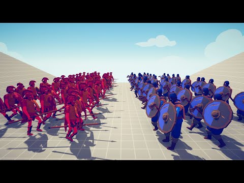 50x HOPLITES vs EVERY FACTION UNITS - Totally Accurate Battle Simulator - TABS