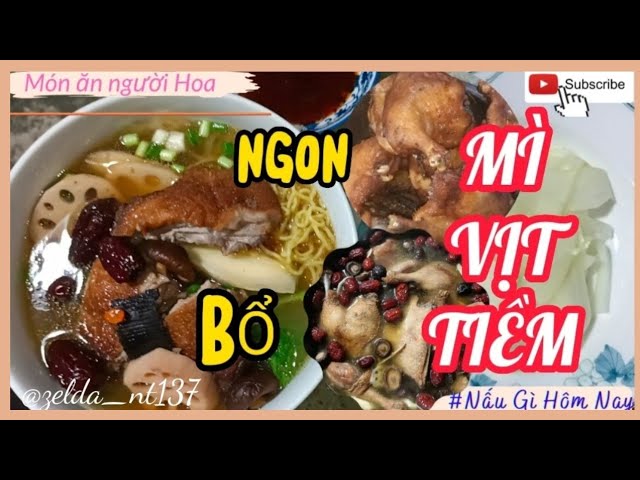 Cách Nấu Vịt Tiềm Ngũ Quả