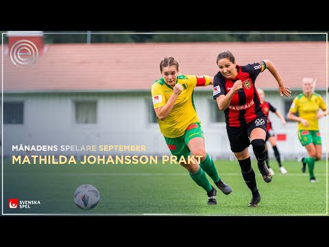 Heja-studion med Mathilda Johansson Prakt - Månadens Spelare i Elitettan