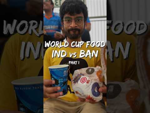 World Cup Stadium Food - Pune 😒 (1/2) 🏏🏆🍕