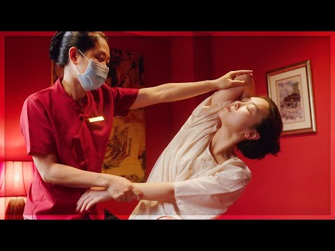 ASMR 😪Real Thai Massage in Chiang Mai!🇹🇭 Ultimate Relaxation in 10 Minutes