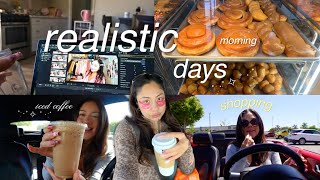 REALISTIC DAYS IN MY LIFE VLOG just a girl trying to balance life SHOPPING BUSY WEEKEND