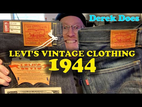 Levi's Vintage Clothing 1944 Denim Jeans on Derek Does.