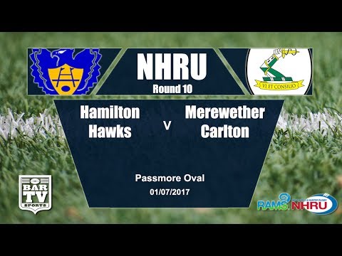 2017 RAMS NHRU Round 10 Premier 1 - Hamilton Hawks v Merewether Carlton