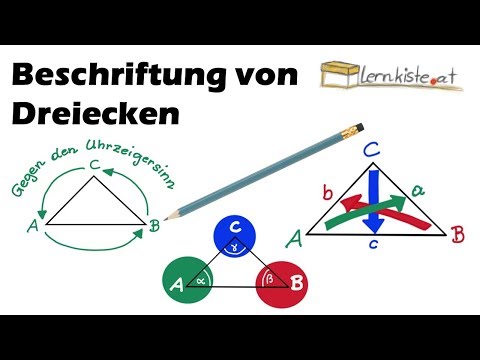 Beschriftung von Dreiecken