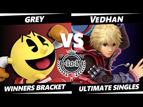 4o4 Smash Night 87 - Grey (Pac-Man) vs cfl| Vedhan (Shulk) - Winners Round 2