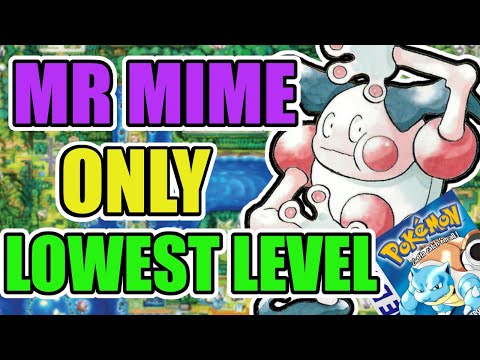 Can you Beat Pokemon Red/Blue with Just a Mr Mime?
