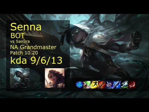 Senna ADC vs Samira - NA Grandmaster 9/6/13 Patch 10.20 Gameplay