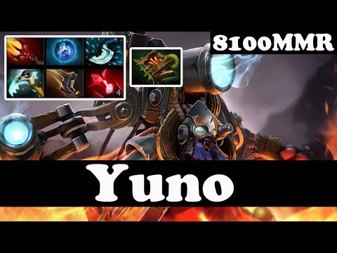 Yuno 8100 MMR Plays Tinker - Ranked Gameplay - Dota 2