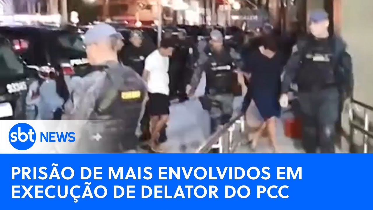 Morte de delator do PCC: mais quatro envolvidos são presos em SP | #SBTNews (07/12/24)