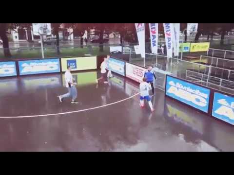 2016 Ghetto-football game in Griziņkalns